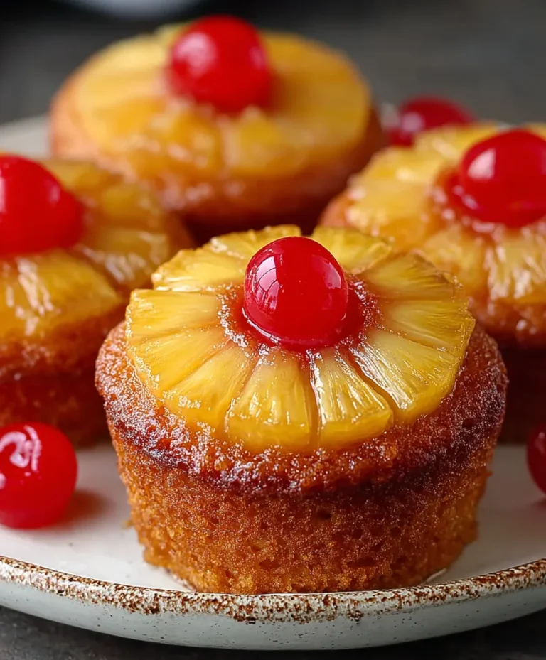Easy Pineapple Upside Down Cupcakes Recipe