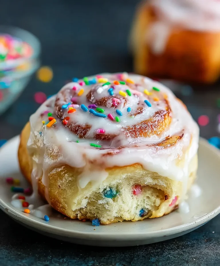 Funfetti Cinnamon Rolls – Easy & Delicious Treat