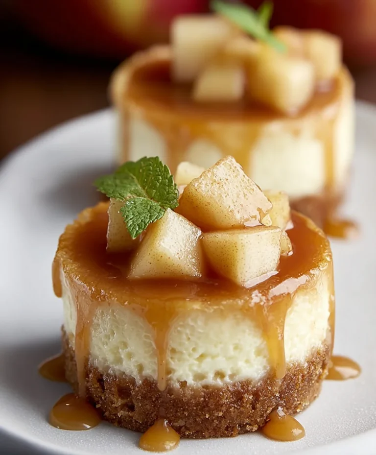 Mini Apple Cheesecakes-Easy Delicious Dessert