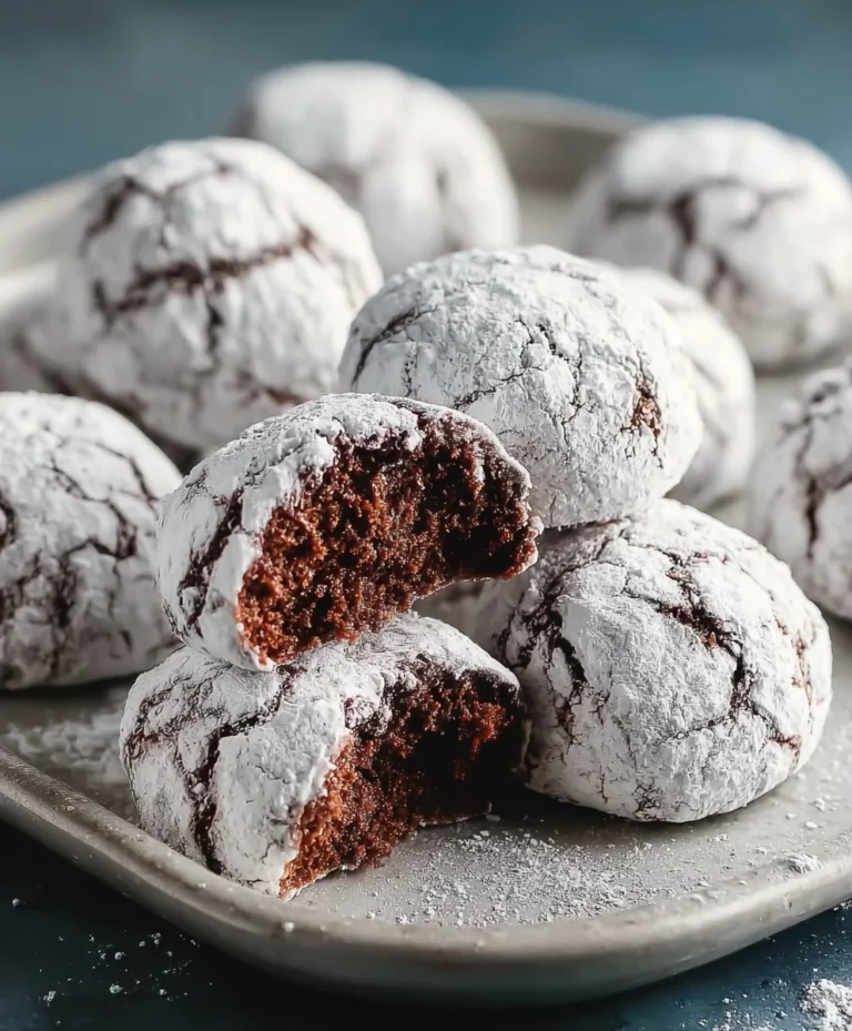 Easy Chocolate Snowball Cookies Recipe