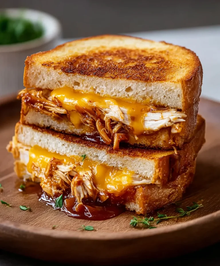 BBQ Chicken Grilled Cheese – Delicious & Easy Recipe