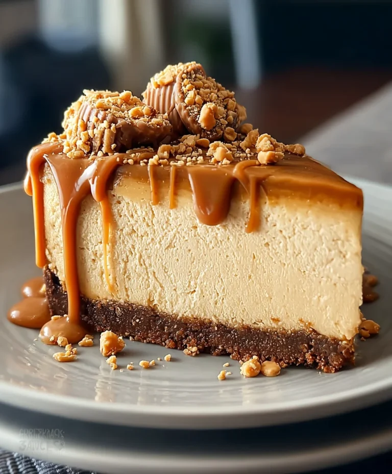 Decadent Peanut Butter Cheesecake Recipe