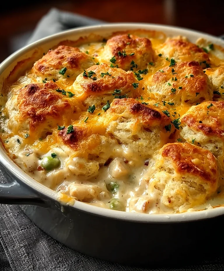 Creamy Chicken Biscuit Bake Comfort Food Recipe