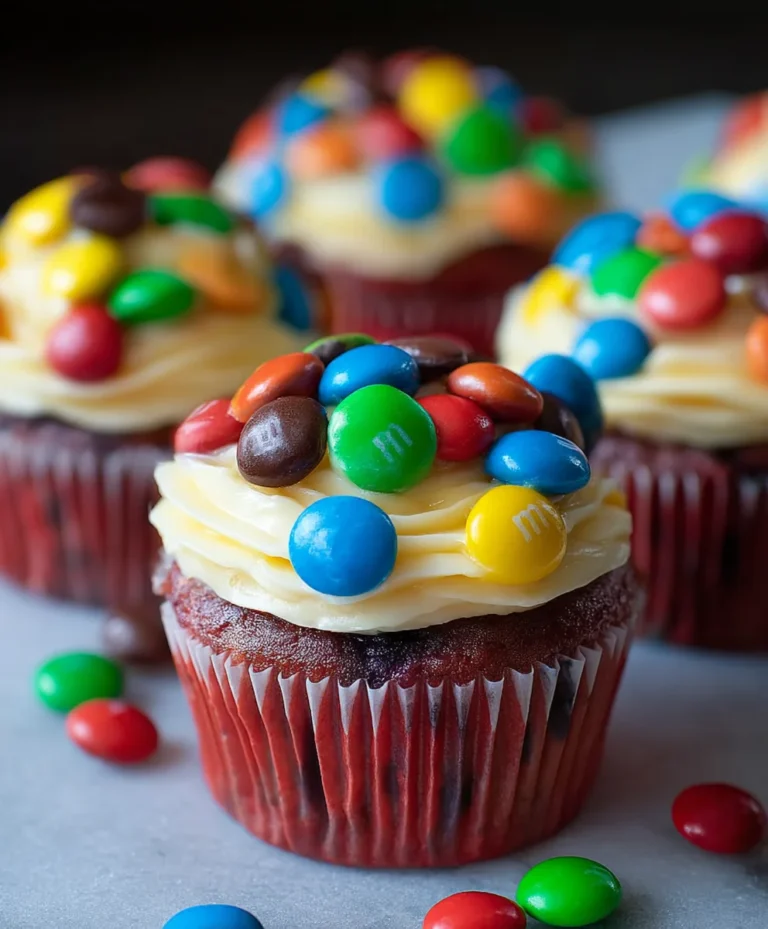 Easy M&M Cupcakes Recipe – Fun & Festive Treats