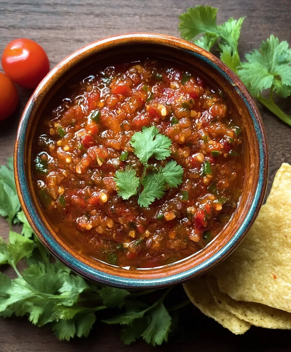 Zesty Chili de Arbol Salsa-Fiery Flavorful Dip