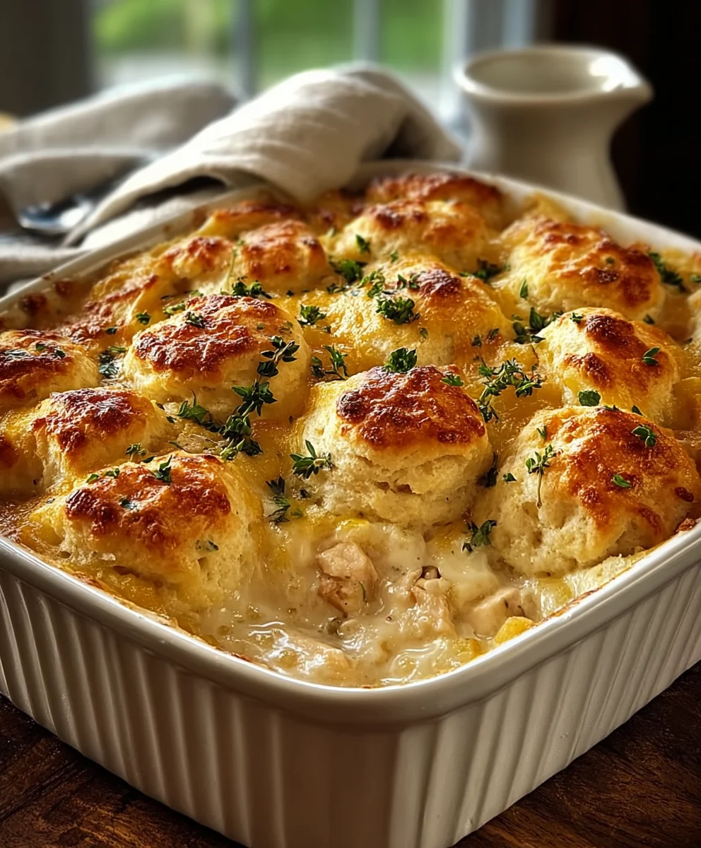 Creamy Chicken Biscuit Bake Comfort Food Recipe