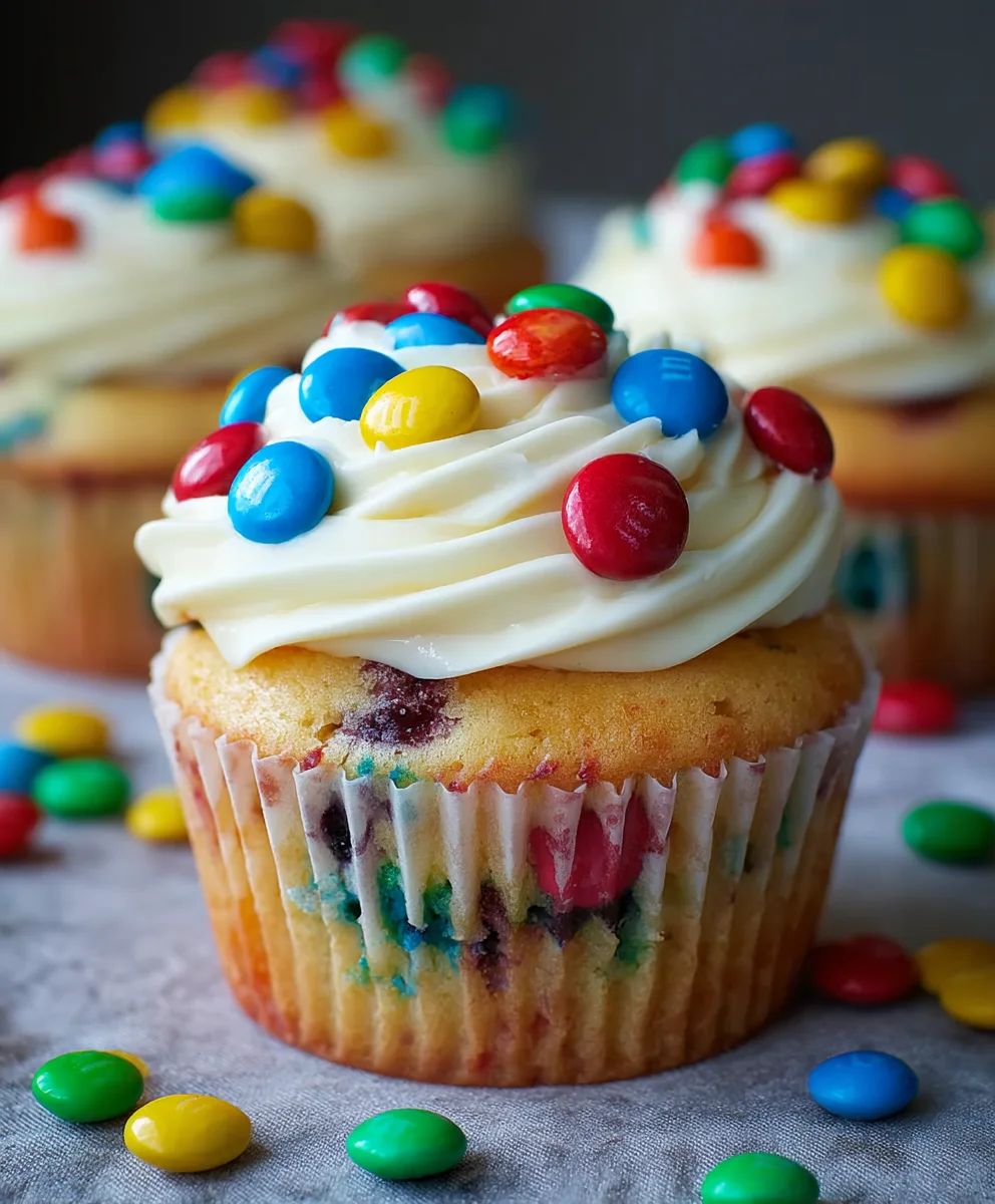 Easy M&M Cupcakes Recipe - Fun & Festive Treats