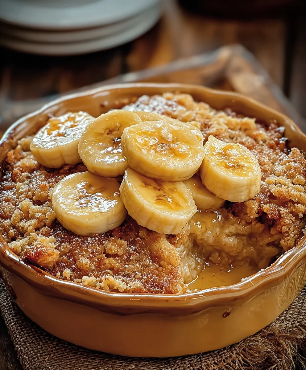 Southern Banana Cobbler-Easy Delicious Recipe