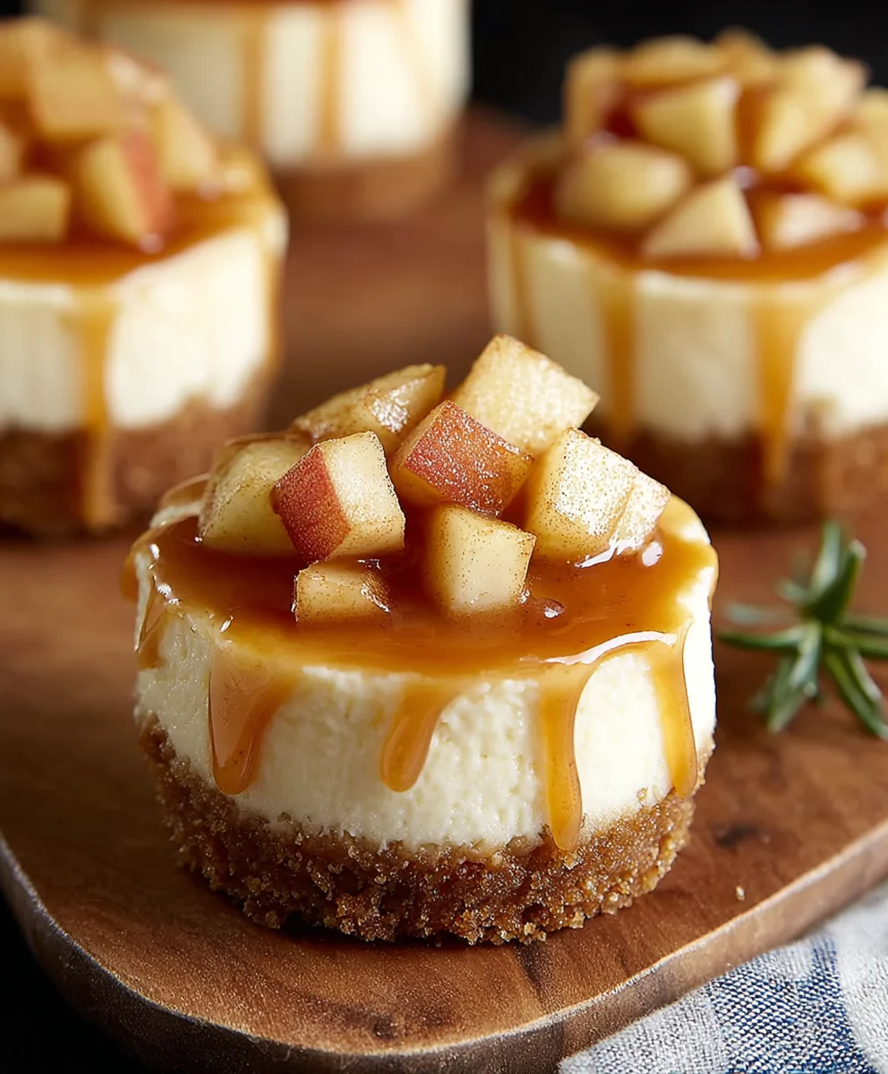 Mini Apple Cheesecakes-Easy Delicious Dessert