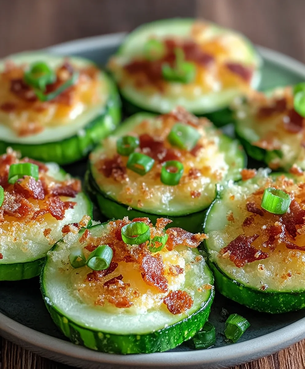 Low-Carb Cucumber Bites- Refreshing & Easy Snack