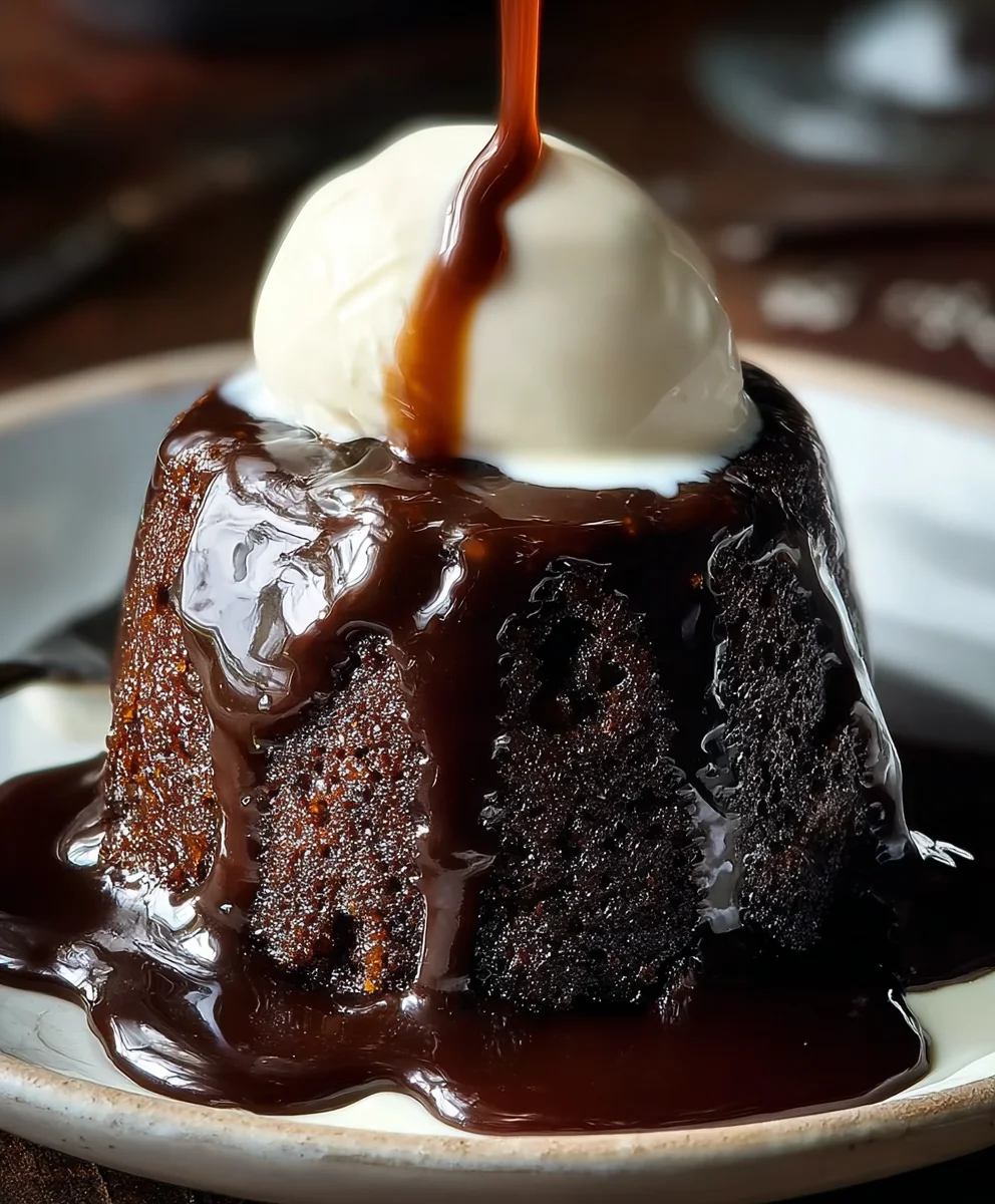 Chocolate Sticky Toffee Puddings for Two - Decadent Dessert