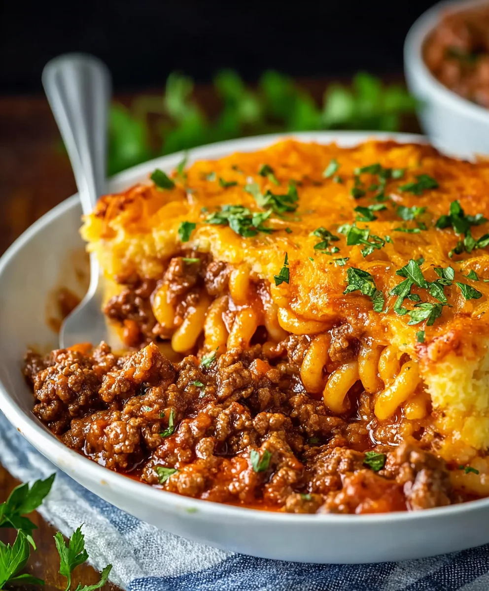 Easy Beef Sloppy Joe Casserole Recipe