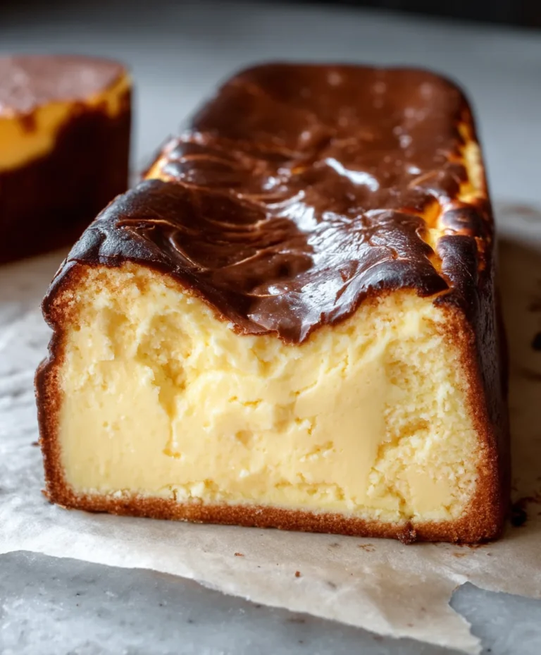 Burnt Basque Cheesecake Loaf – Easy Indulgence