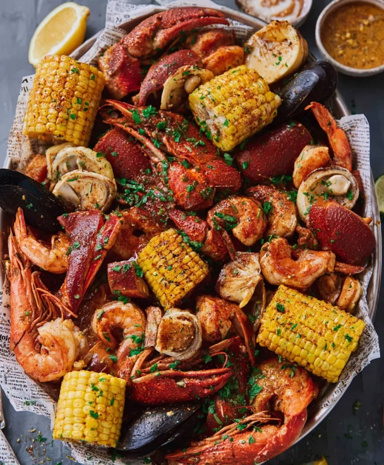 Spicy Cajun Seafood Boil-Garlic Butter Butter Bliss