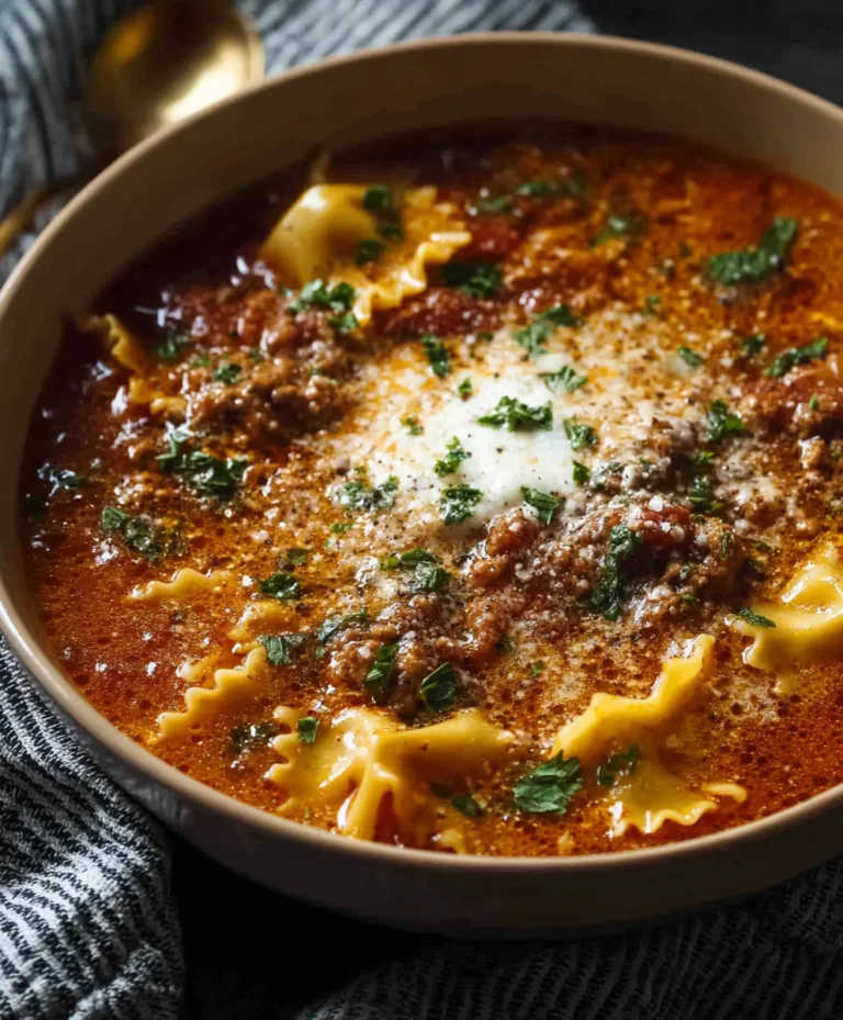 One Pot Lasagna Soup – Easy Delicious Meal