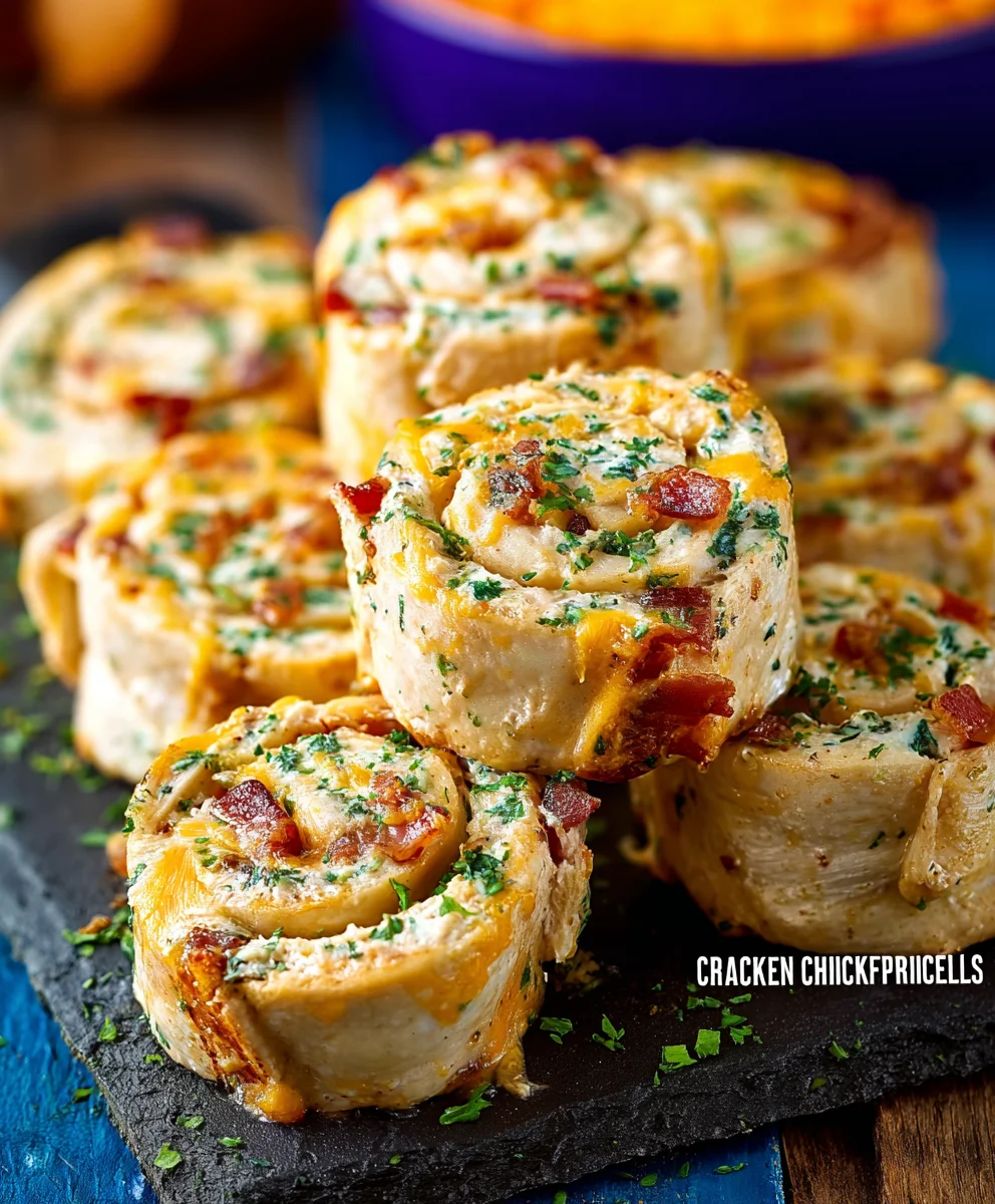 Crack Chicken Pinwheels - Easy Crowd-Pleaser Recipe