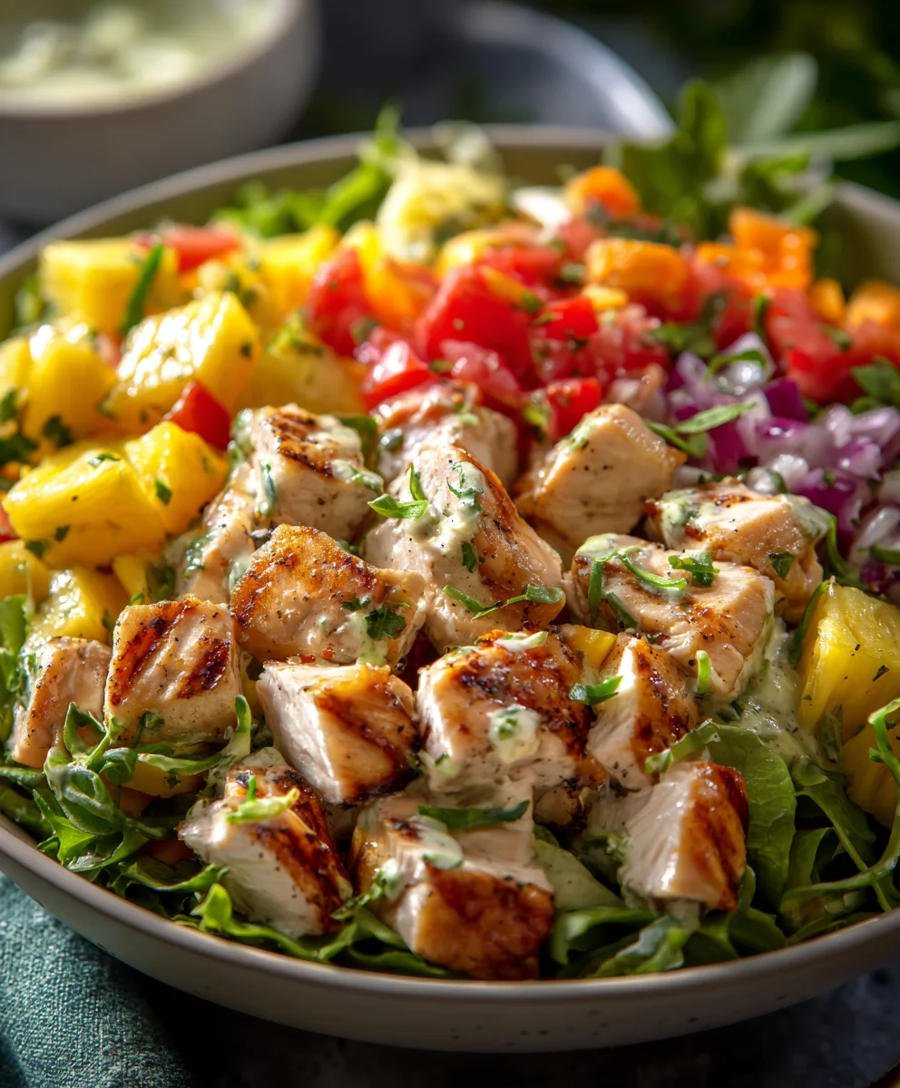Hawaiian Chicken Salad - Gluten-Free Whole Health