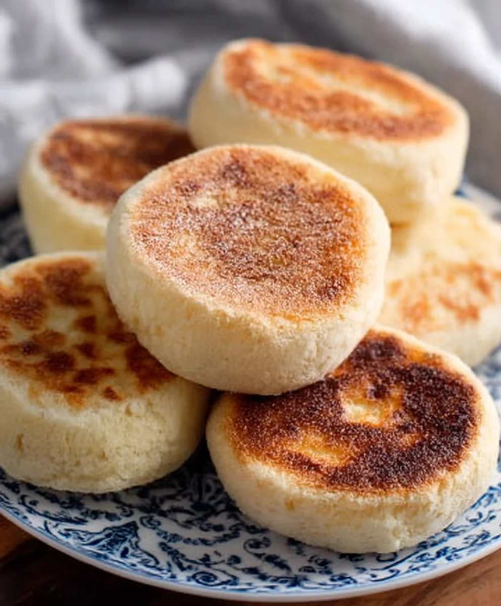 Easy Homemade English Muffins-Quick Step-by-Step