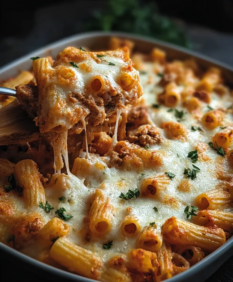 Ultimate Creamy Cheesy Baked Ziti Recipe