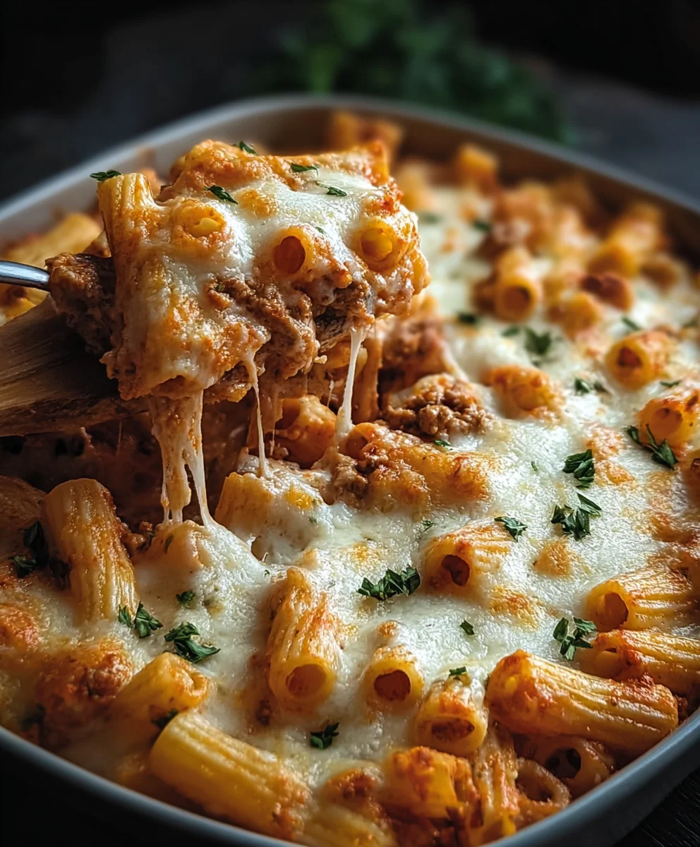 Ultimate Creamy Cheesy Baked Ziti Recipe