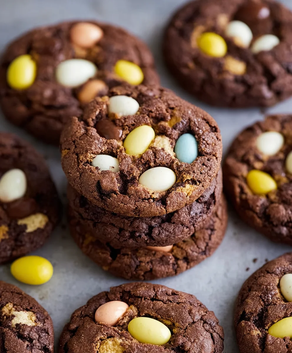 Mini Egg Brownie Cookies - Decadent Chocolate Bites