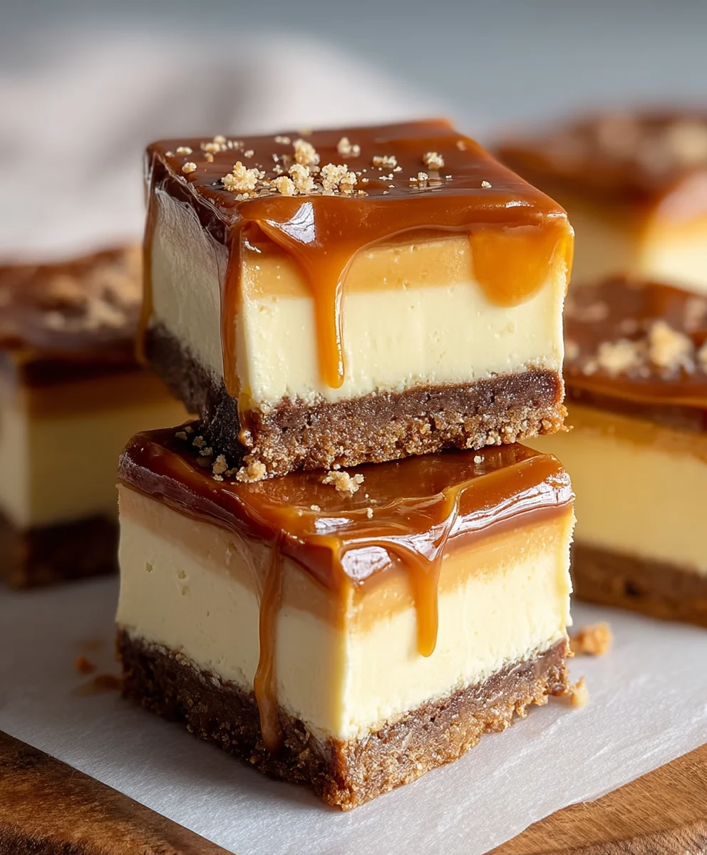 Dulce de Leche Cheesecake Bars-Sweet Treat