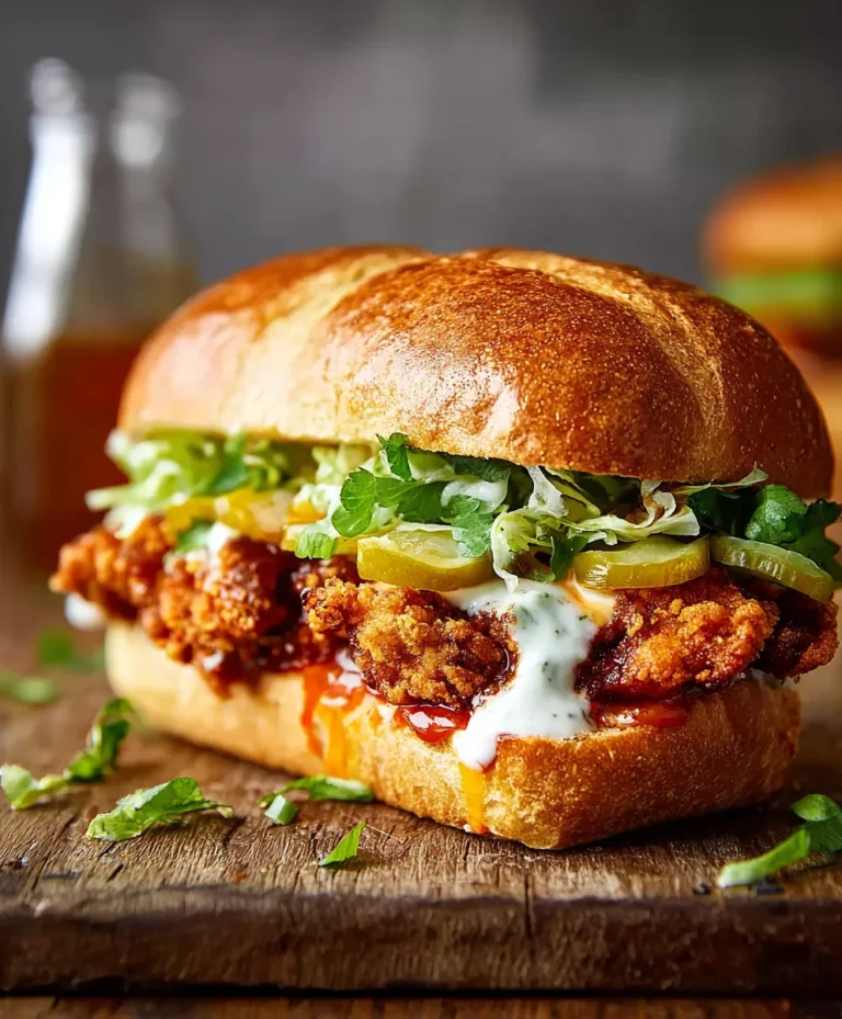 Spicy Baked Nashville Hot Beef Sandwich Recipe