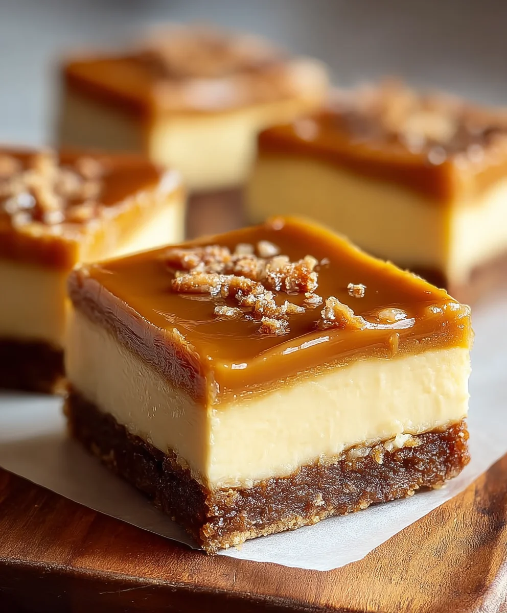 Dulce de Leche Cheesecake Bars-Sweet Treat