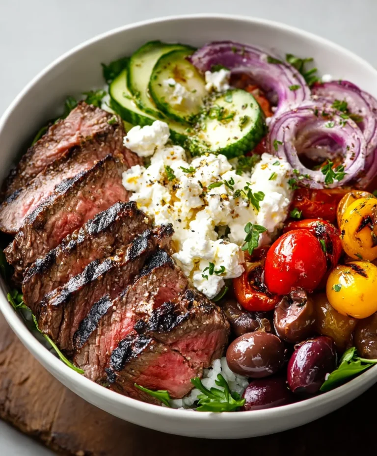 Mediterranean Beef Bowl – Easy Flavorful Recipe