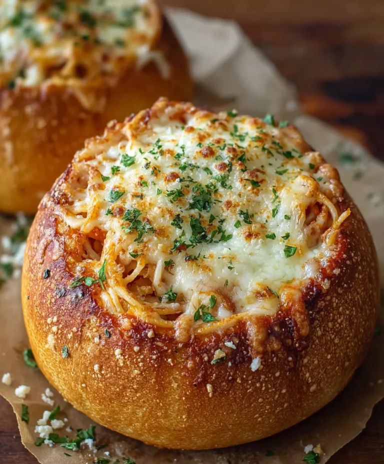 Spaghetti Garlic Bread Bowls – Easy Comfort Food