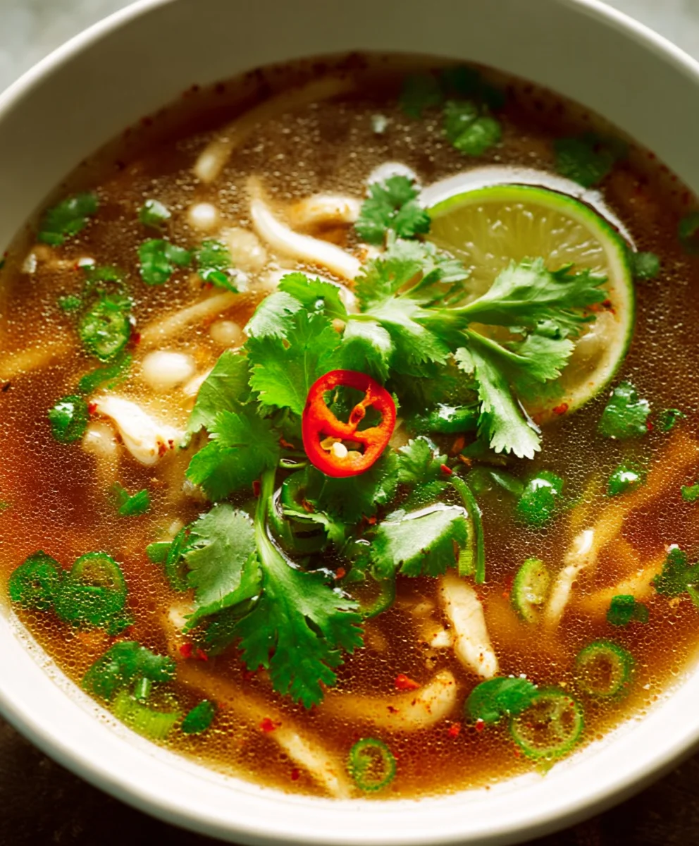 Easy Spicy Garlic Chicken Broth Recipe