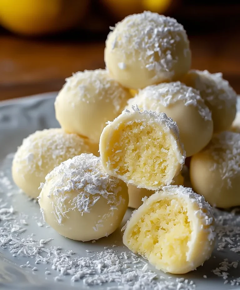 Easy Lemon Truffles – Bright & Creamy Dessert