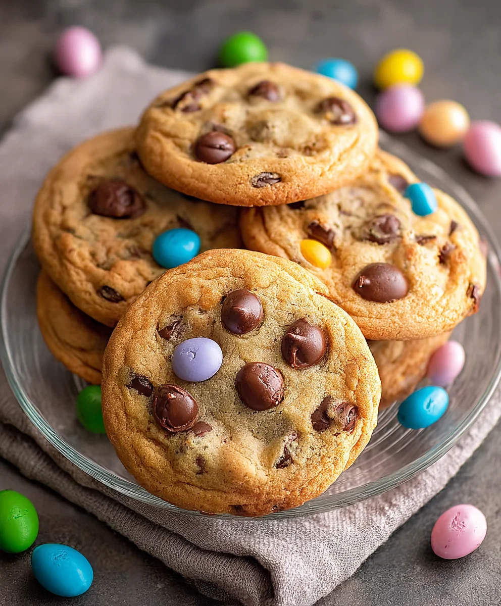 Easter Chocolate Chip Cookies - Deliciously Sweet Treats
