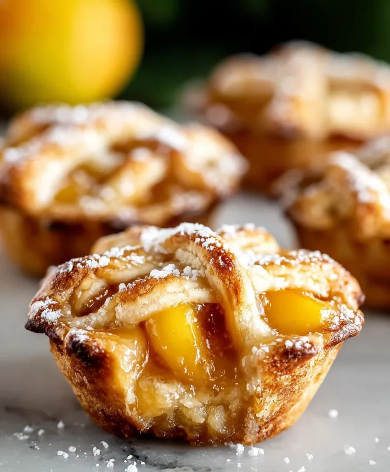 Easy Mini Peach Pies – Delicious Summer Dessert