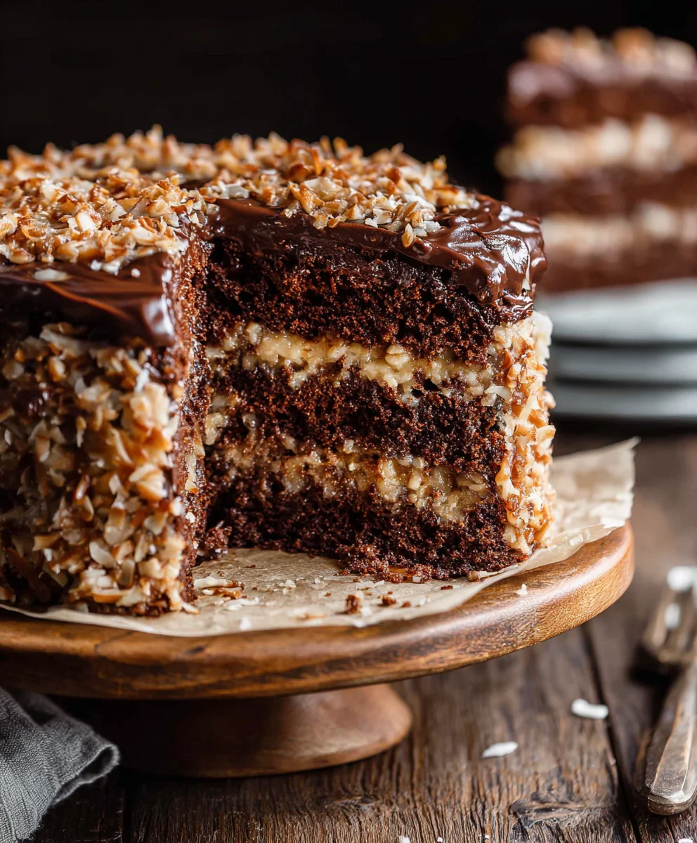 Authentic German Chocolate Cake - Classic Recipe