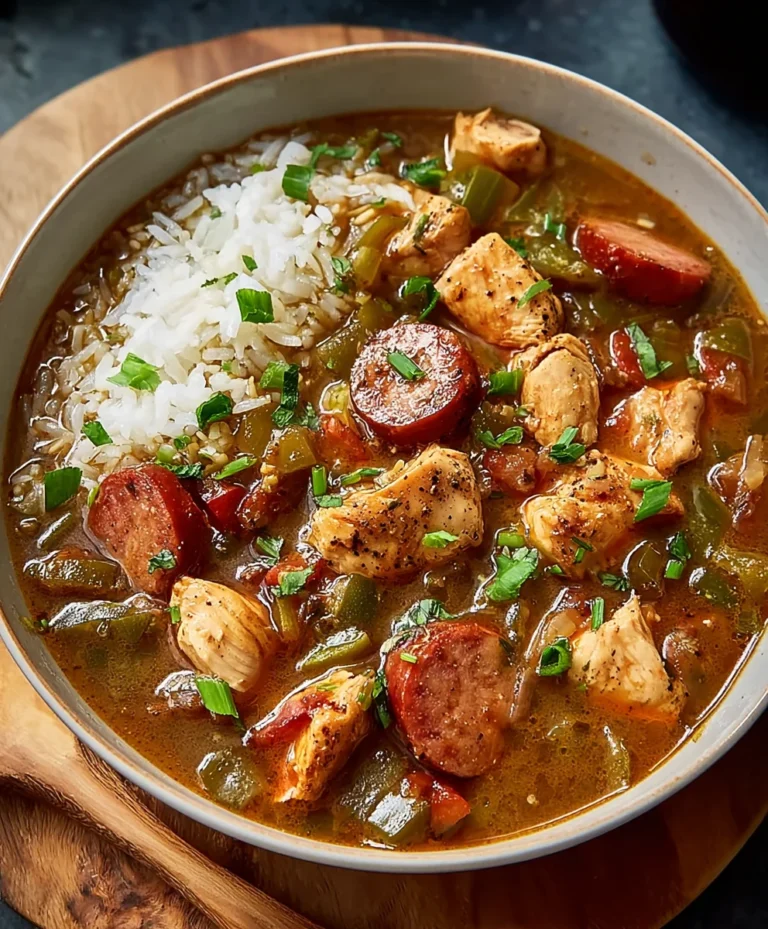 Classic Chicken and Beef Gumbo – Hearty & Flavorful Recipe