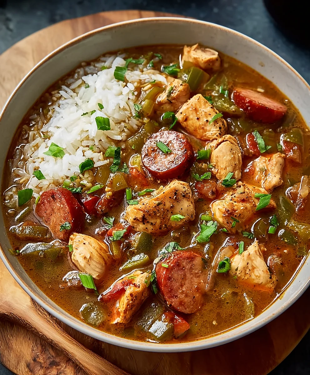 Classic Chicken and Beef Gumbo - Hearty & Flavorful Recipe