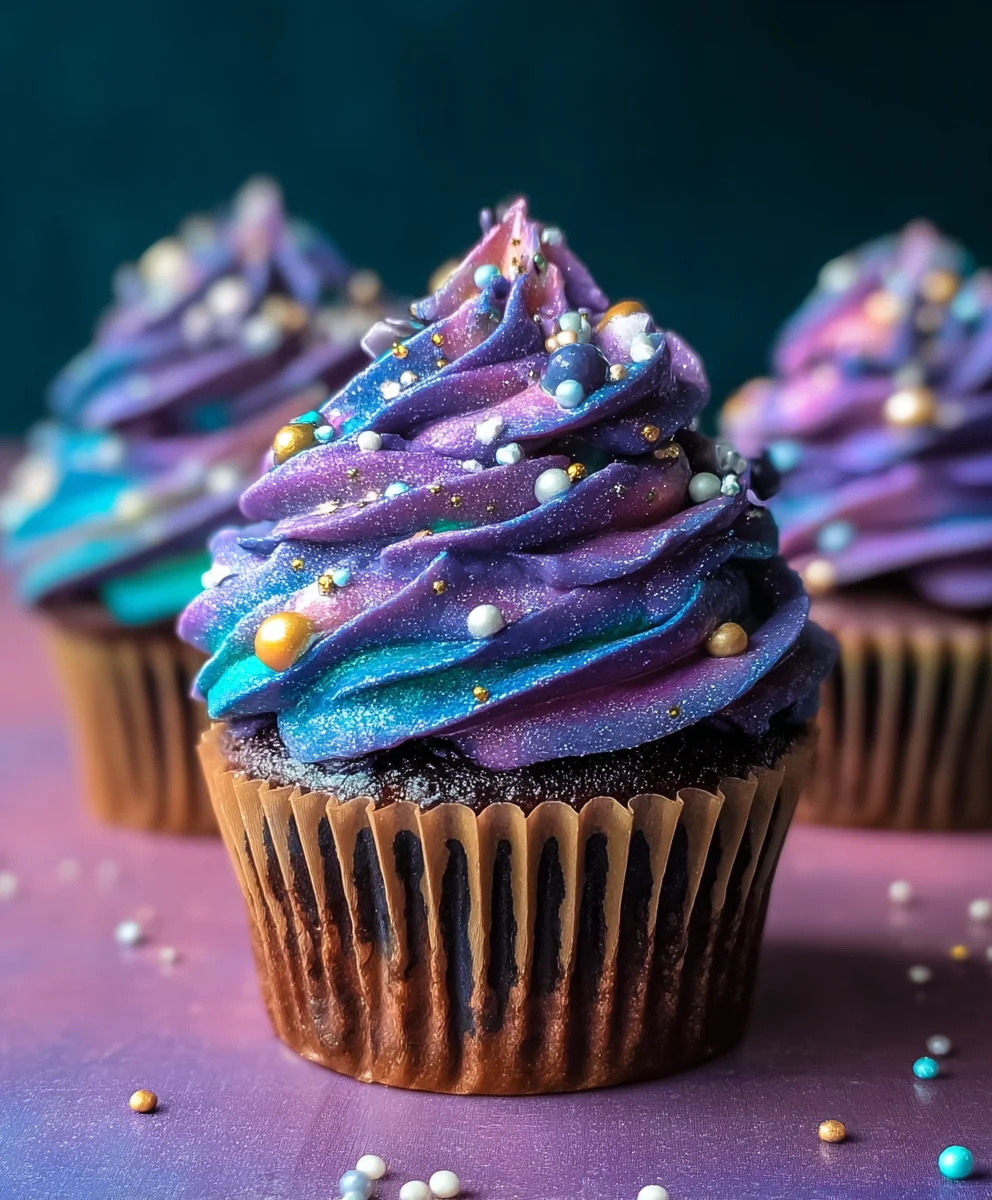 Galaxy Cupcakes- Out of This World Dessert Recipe