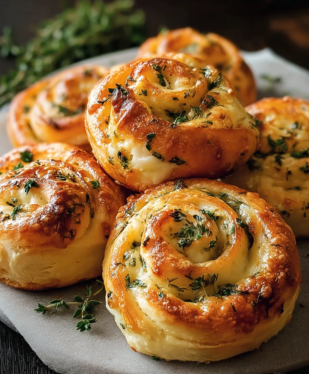 Sourdough Herb Cheese Rolls Easy Recipe