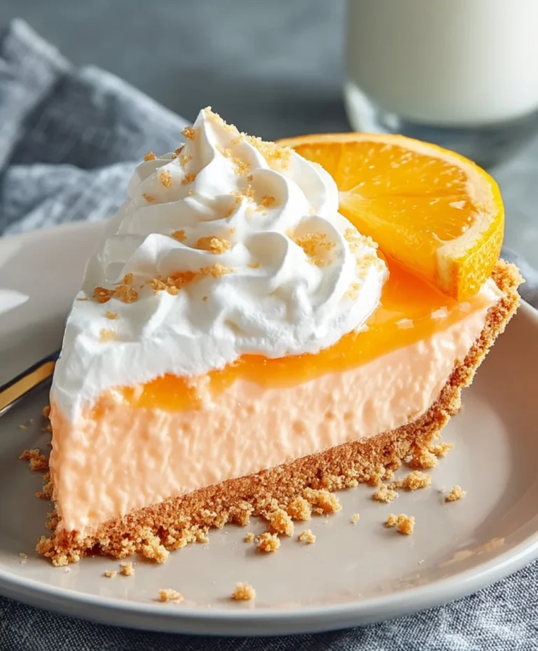 Easy Jello Creamsicle Pie Recipe-Cool & Refreshing