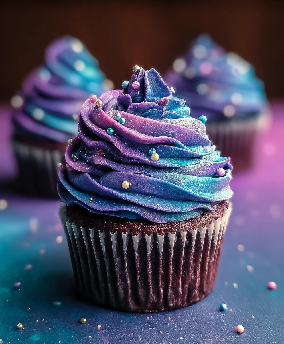 Galaxy Cupcakes- Out of This World Dessert Recipe
