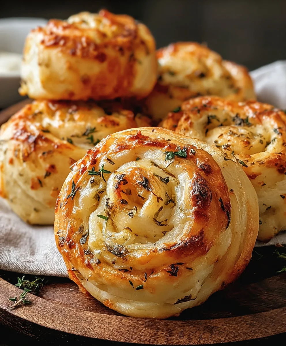 Sourdough Herb Cheese Rolls Easy Recipe