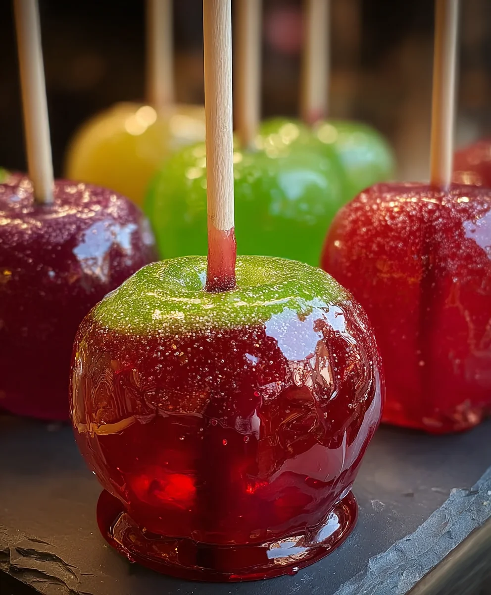 Jolly Rancher Candy Apples - A Sweet Treat