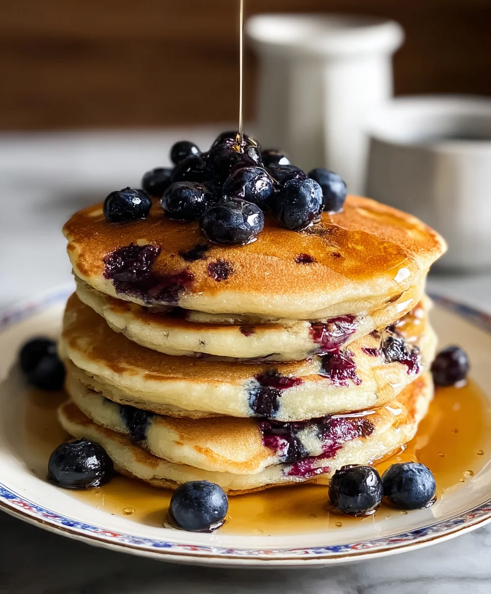 Easy Blueberry Pancakes- Fluffy & Delicious Recipe