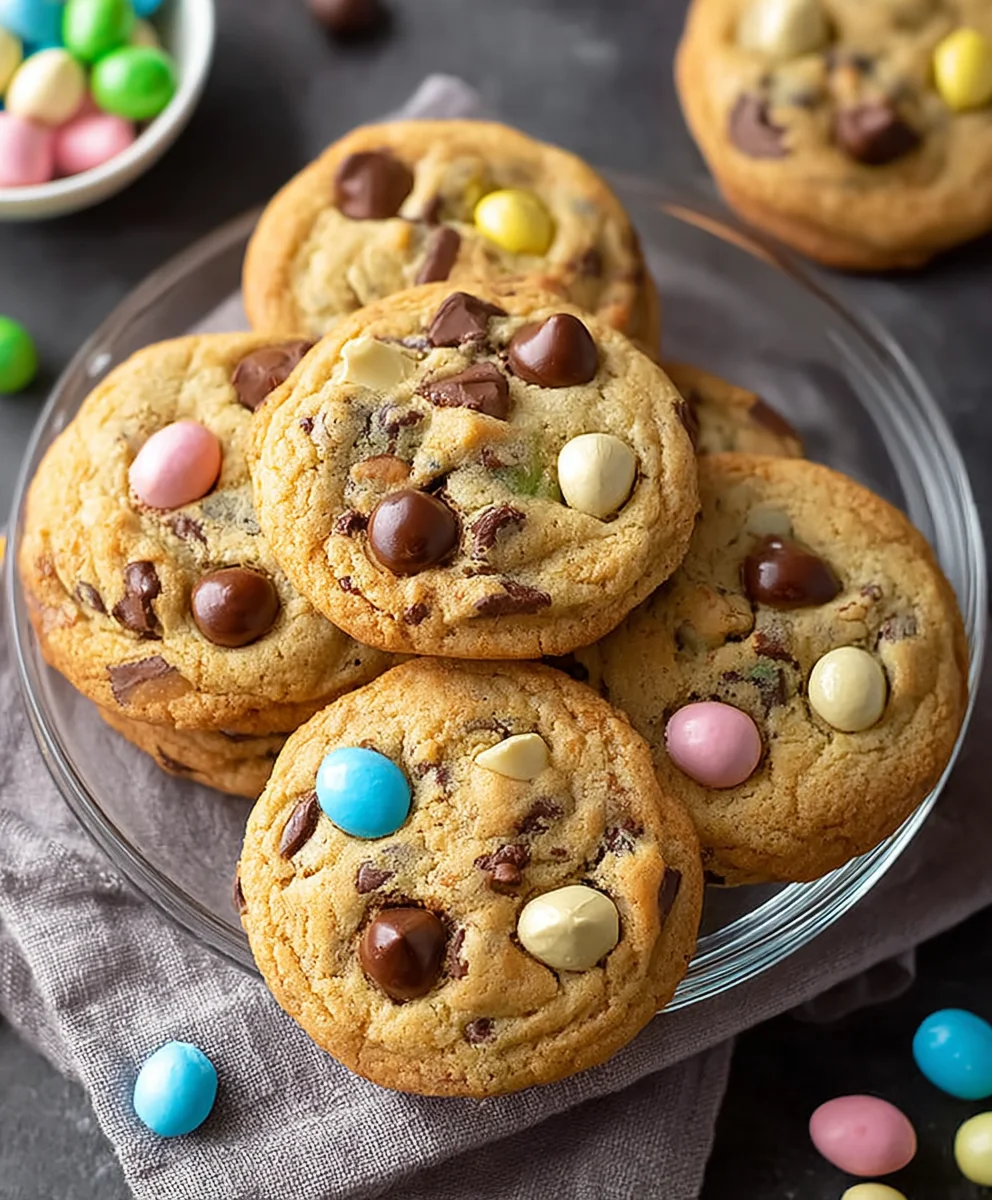 Easter Chocolate Chip Cookies - Deliciously Sweet Treats