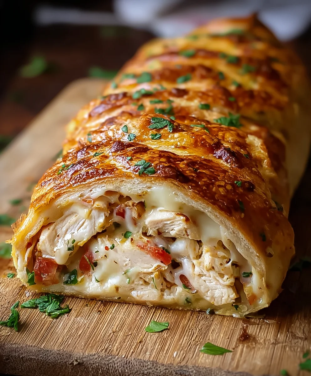 Easy Chicken Ranch Stromboli Recipe - Flavorful & Quick