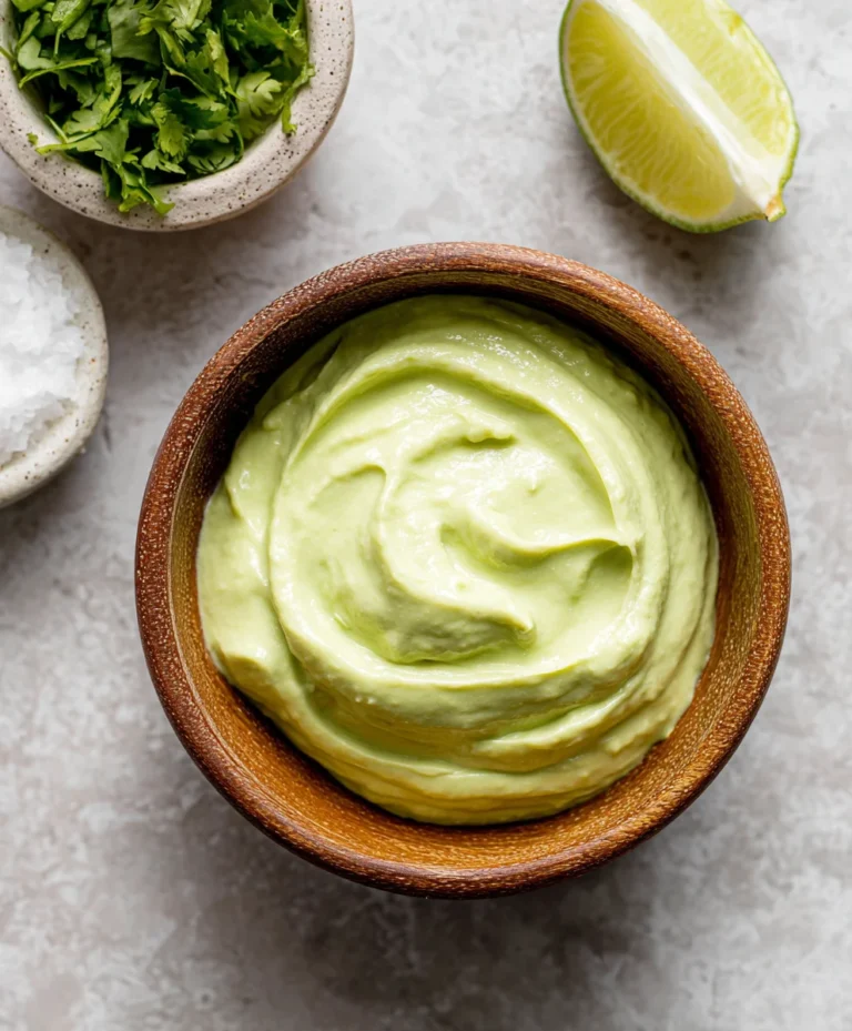 Creamiest Avocado Crema – Tacos Salads Easy