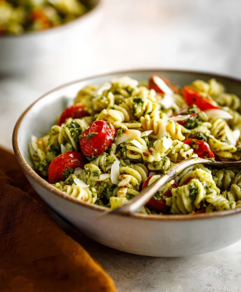 Easy Pesto Pasta Salad Recipe – Quick & Delicious