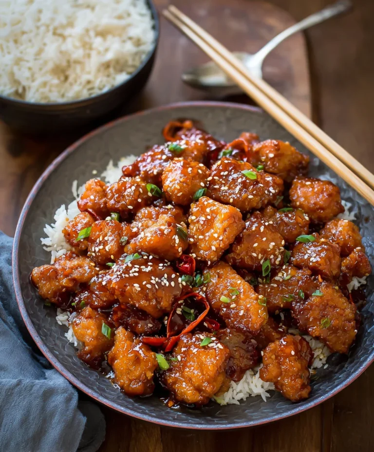 Easy General Tso’s Chicken Recipe-Sweet & Spicy