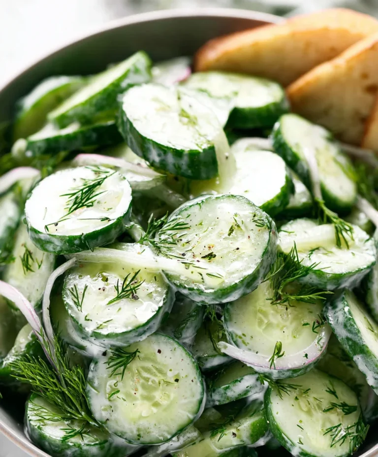 Easy Cucumber Dill Salad – Fresh & Flavorful